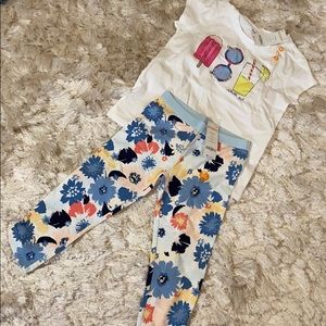 NWT Gymboree Girls Summertime outfit 7/8